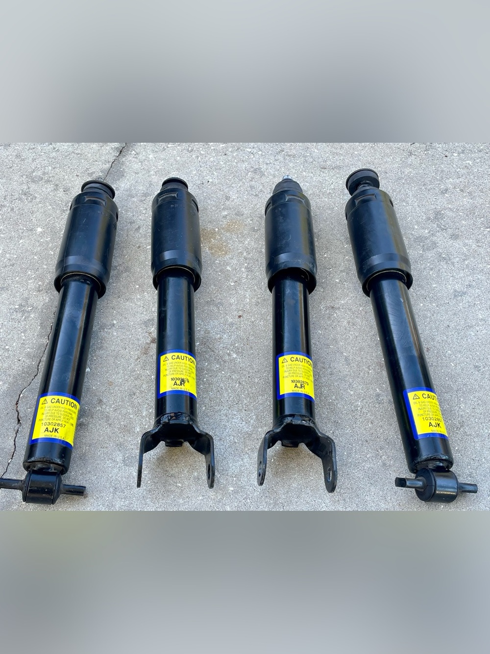 C6 Corvette Z51 OEM Stock Shocks Set of 4 Front Rear 25K Miles AJK AJR
